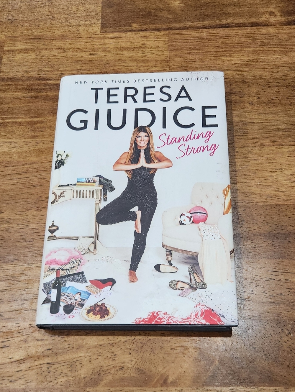 Teresa Giudice "Standing Strong" Hardcover Book - White & Pink Cover